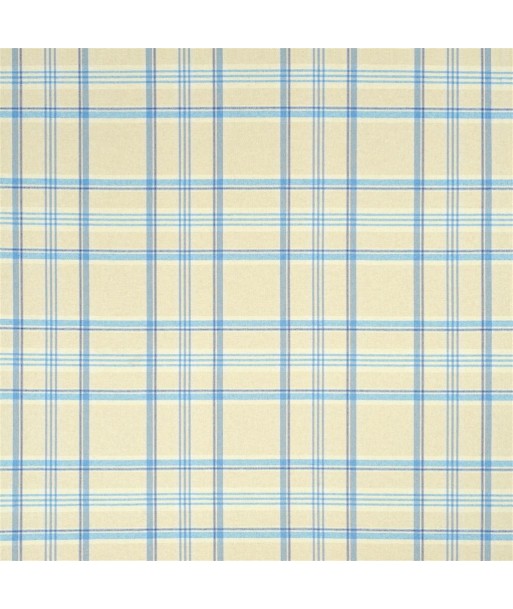 RL Fabric Deerpath Trail Plaid Slate brillant des détails fins