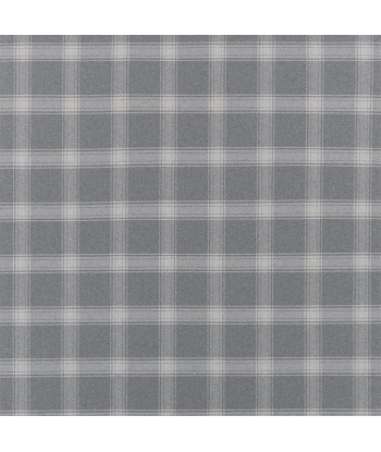 RL Doublebrook Plaid Gray Flannel Fabric de la marque