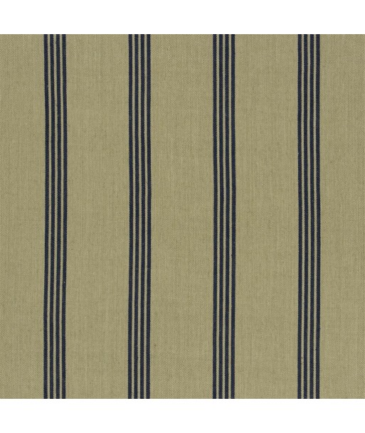 RL Driftwood Stripe Fabric - Squid Ink À commander