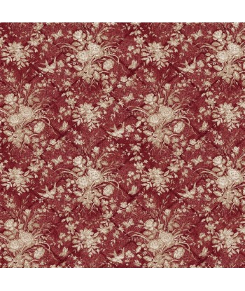 RL Eliza Floral Fabric - Sunbaked Red Venez acheter