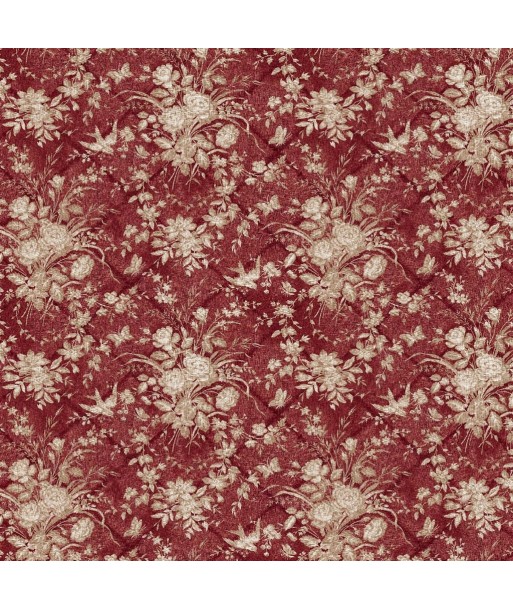 RL Eliza Floral Fabric - Sunbaked Red Venez acheter