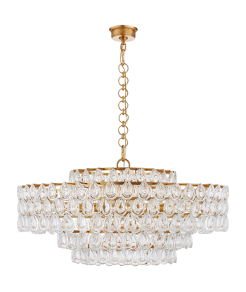 Lustre Liscia Large Doré Cristal 2024