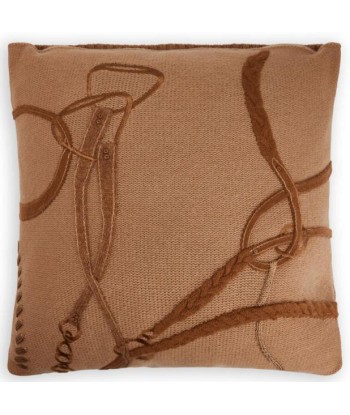 Coussin Equestrian Tricot Camel de la marque